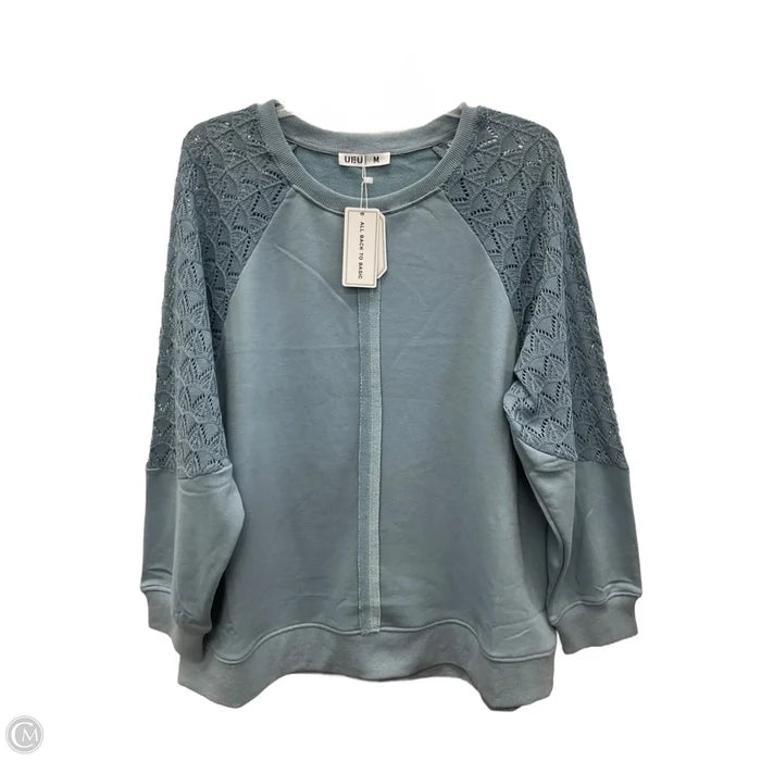 Top Long Sleeve By Cme In Blue, Size: M