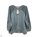Top Long Sleeve By Cme In Blue, Size: M