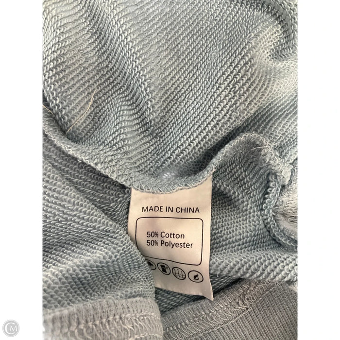 Top Long Sleeve By Cme In Blue, Size: M