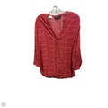Top Long Sleeve By Grand And Greene In Red, Size: S