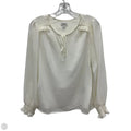 Top Long Sleeve By J. Crew In Cream, Size: S