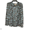 Top Long Sleeve By Loft In Paisley Print, Size: Xl