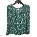 Top Long Sleeve By Lucky Brand In Green, Size: M