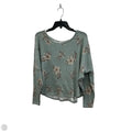 Top Long Sleeve By Paper Crane In Floral Print, Size: L