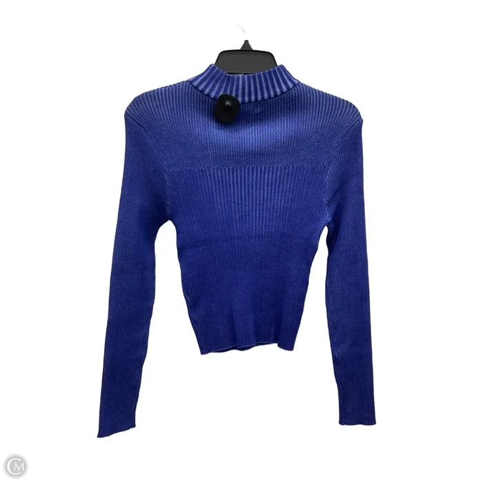Top Long Sleeve By Say What In Blue, Size: Xl