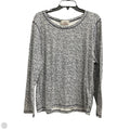 Top Long Sleeve By Talbots In Blue & White, Size: Xlp