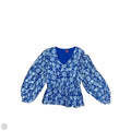Top Long Sleeve By Vince Camuto In Blue, Size: L