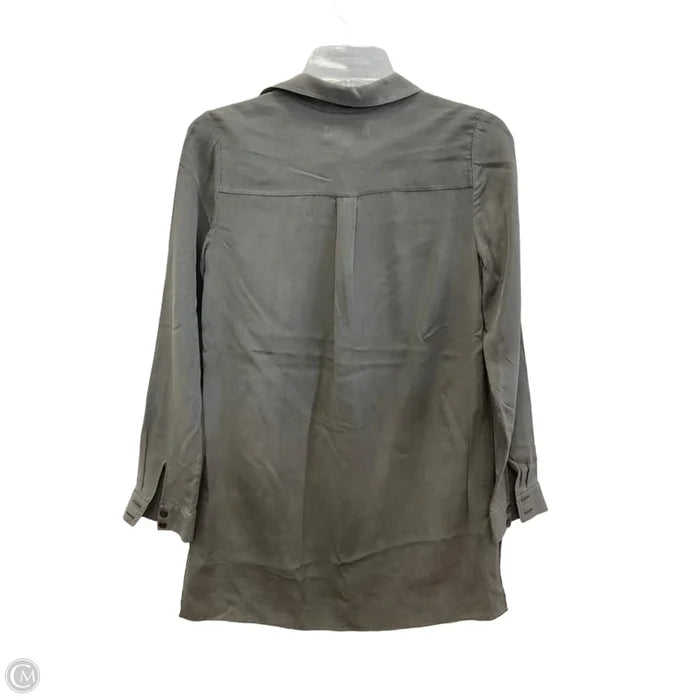 Top Long Sleeve Designer By Alice + Olivia In Grey, Size: Xs