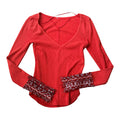 Top Ls By Free People In Red, Size:S