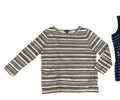 Top Ls By Lauren By Ralph Lauren In Striped Pattern, Size:L