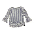 Top Ls Designer By Alice + Olivia In Striped Pattern, Size:L