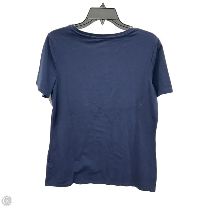 Top Short Sleeve Basic By Amazon Essentials In Navy, Size: L
