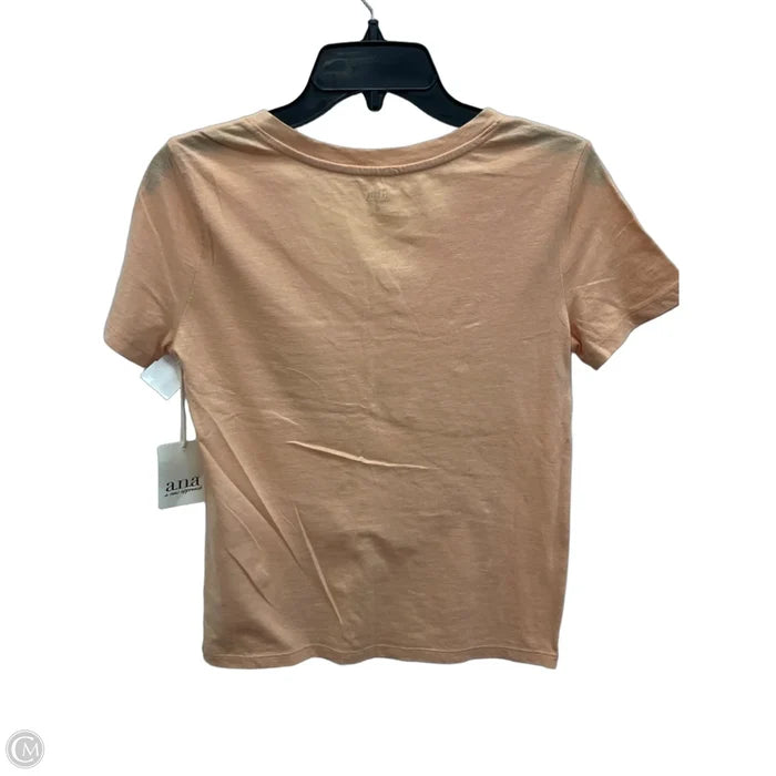 Top Short Sleeve Basic By Ana In Orange, Size: Xs