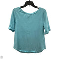 Top Short Sleeve Basic By Chicos In Blue, Size: L