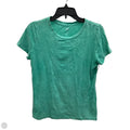Top Short Sleeve Basic By Gap In Green, Size: S