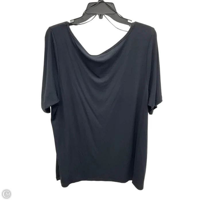 Top Short Sleeve Basic By Joie In Black, Size: 2x