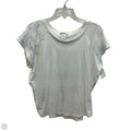 Top Short Sleeve Basic By White House Black Market In White, Size: L