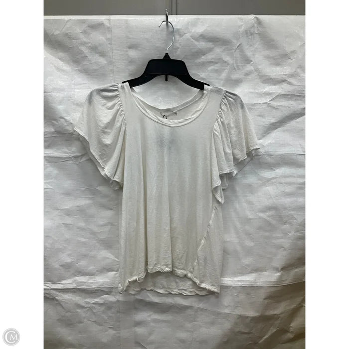 Top Short Sleeve By Alc In White, Size: M