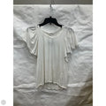 Top Short Sleeve By Alc In White, Size: M