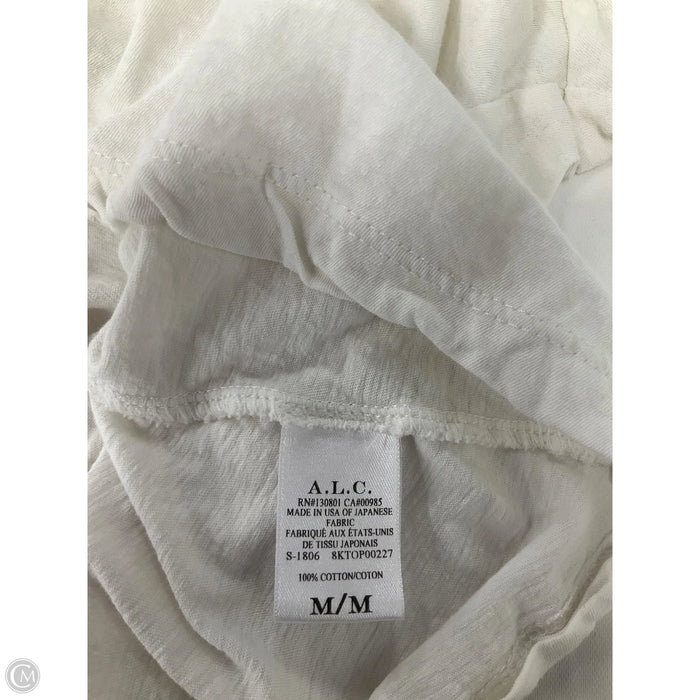 Top Short Sleeve By Alc In White, Size: M