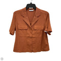 Top Short Sleeve By Athleta In Orange, Size: S