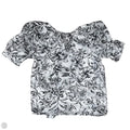Top Short Sleeve By Badgley Mischka In Black & White, Size: M