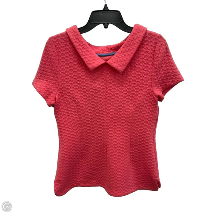 Top Short Sleeve By Boden In Pink, Size: S