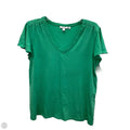 Top Short Sleeve By Chicos In Green, Size: L