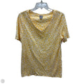 Top Short Sleeve By Chicos In Polkadot Pattern, Size: M