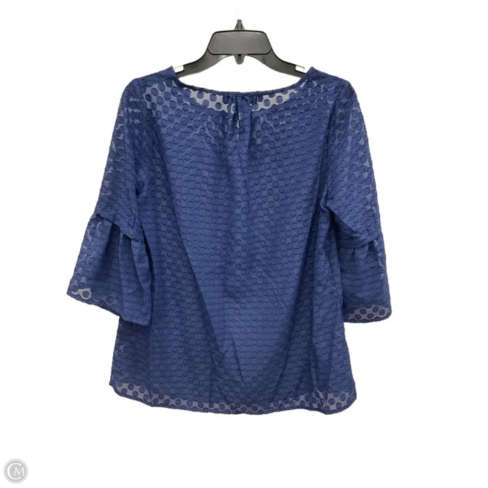Top Short Sleeve By Clothes Mentor In Blue, Size: M