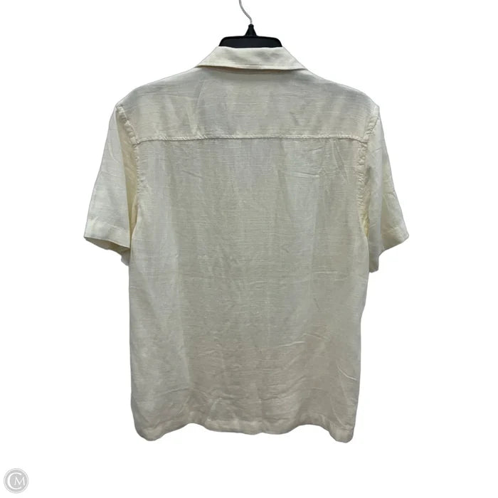 Top Short Sleeve By Cmc In White, Size: S