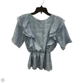 Top Short Sleeve By Cme In Blue, Size: M