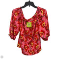 Top Short Sleeve By Flying Tomato In Floral Print, Size: M
