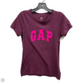 Top Short Sleeve By Gap In Maroon, Size: Xs