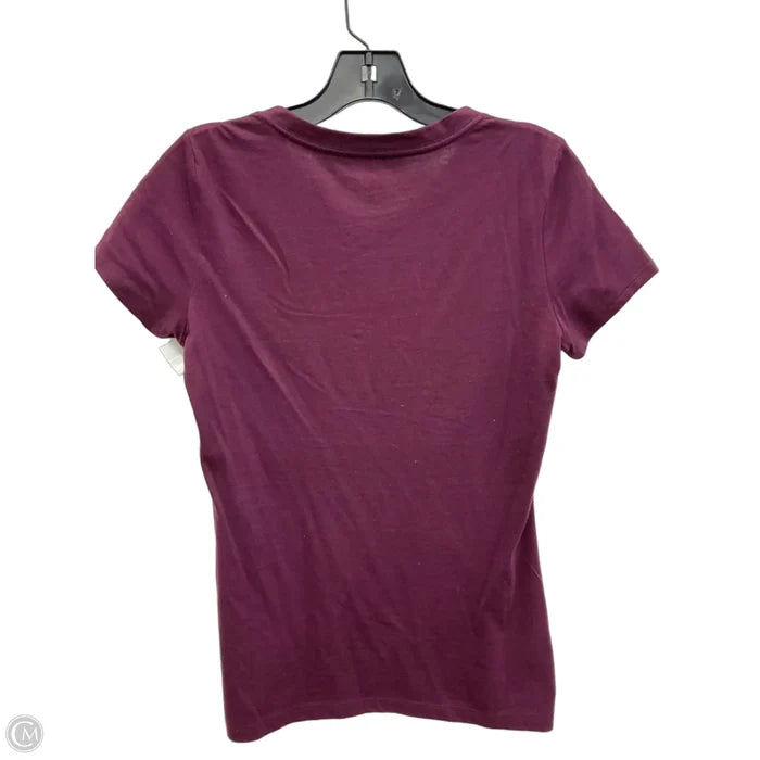 Top Short Sleeve By Gap In Maroon, Size: Xs