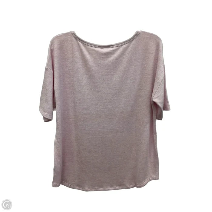 Top Short Sleeve By Gap In Pink, Size: L
