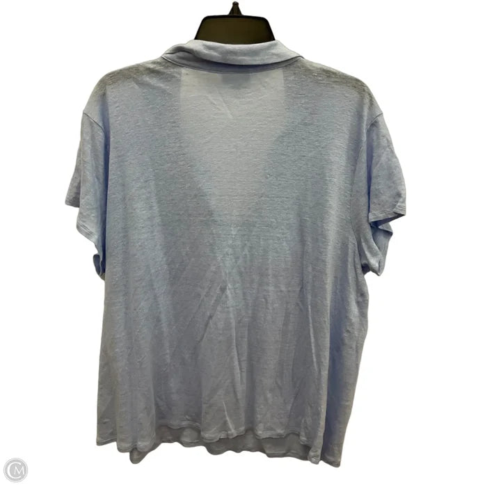 Top Short Sleeve By J. Jill In Blue, Size: Xl