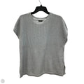 Top Short Sleeve By J. Jill In Grey, Size: Lp