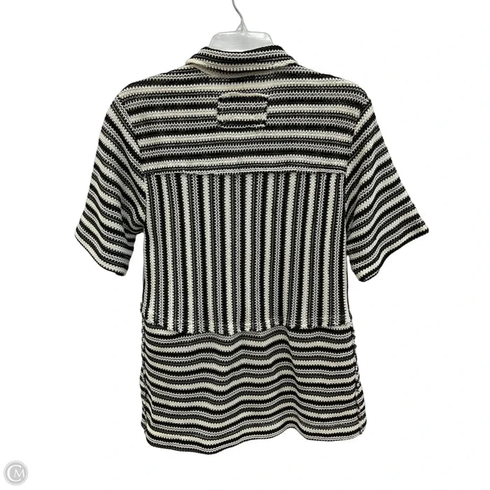 Top Short Sleeve By Jodifl In Striped Pattern, Size: S