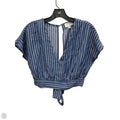 Top Short Sleeve By Jun & Ivy In Striped Pattern, Size: M