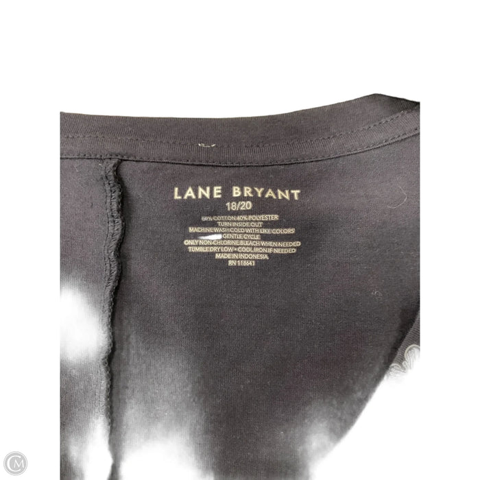 Top Short Sleeve By Lane Bryant In Blue, Size: Xxl