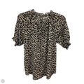 Top Short Sleeve By Loft In Animal Print, Size: S