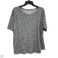 Top Short Sleeve By Loft In Animal Print, Size: Xl