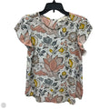 Top Short Sleeve By Loft In Floral Print, Size: Xs
