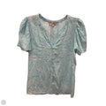 Top Short Sleeve By Loft In Teal, Size: Xs