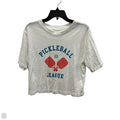 Top Short Sleeve By Lou And Grey In White, Size: S