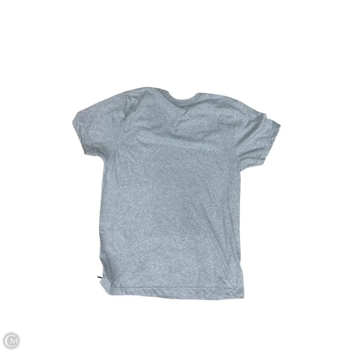 Top Short Sleeve By Lucky Brand In Grey, Size: L