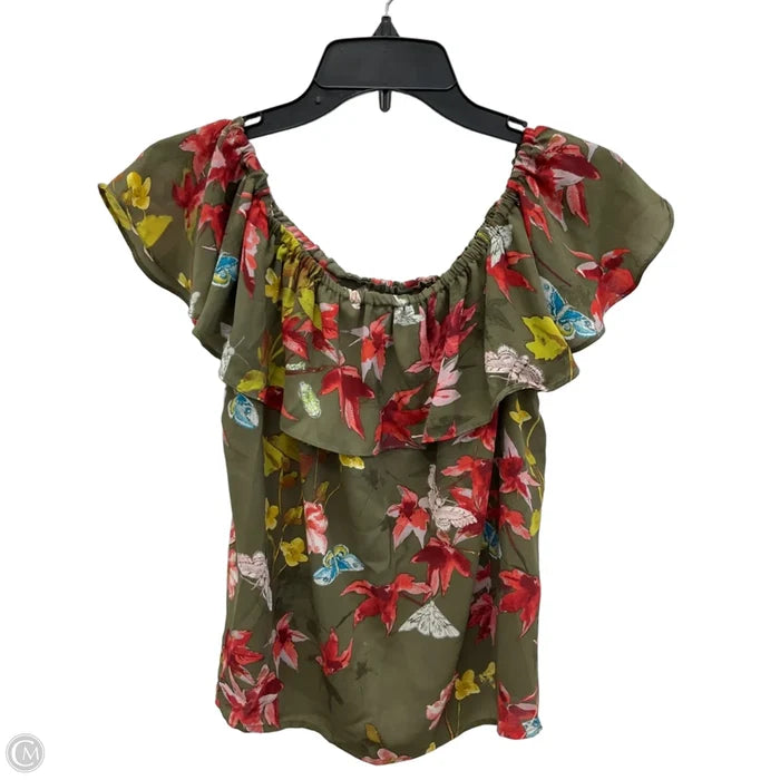 Top Short Sleeve By Maeve In Green, Size: Xs