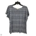 Top Short Sleeve By Max Studio In Striped Pattern, Size: 1x
