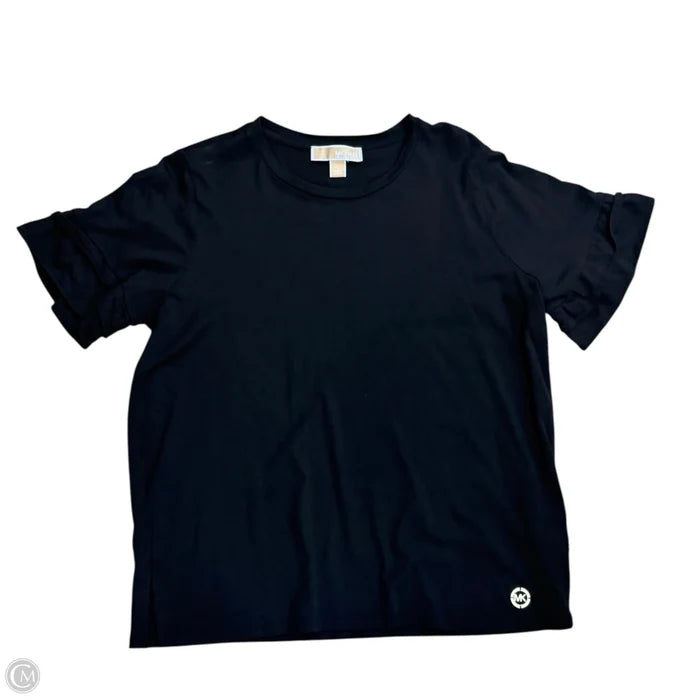 Top Short Sleeve By Michael By Michael Kors In Black, Size: L